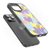 iPhone 16 Pro Max Pastel Hearts Black Impact Phone Case