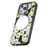 iPhone 16 Pro Max Daisies - Real Floral Photographs Black Impact Phone Case