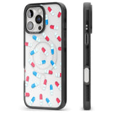 iPhone 16 Pro Max Kawaii Pill Pattern Black Impact Phone Case