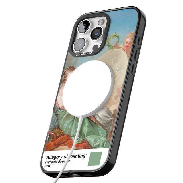 iPhone 16 Pro Max Allegory of Painting Black Impact Phone Case