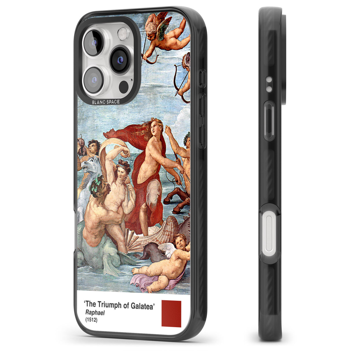 iPhone 16 Pro Max The Triumph of Galatea Black Impact Phone Case