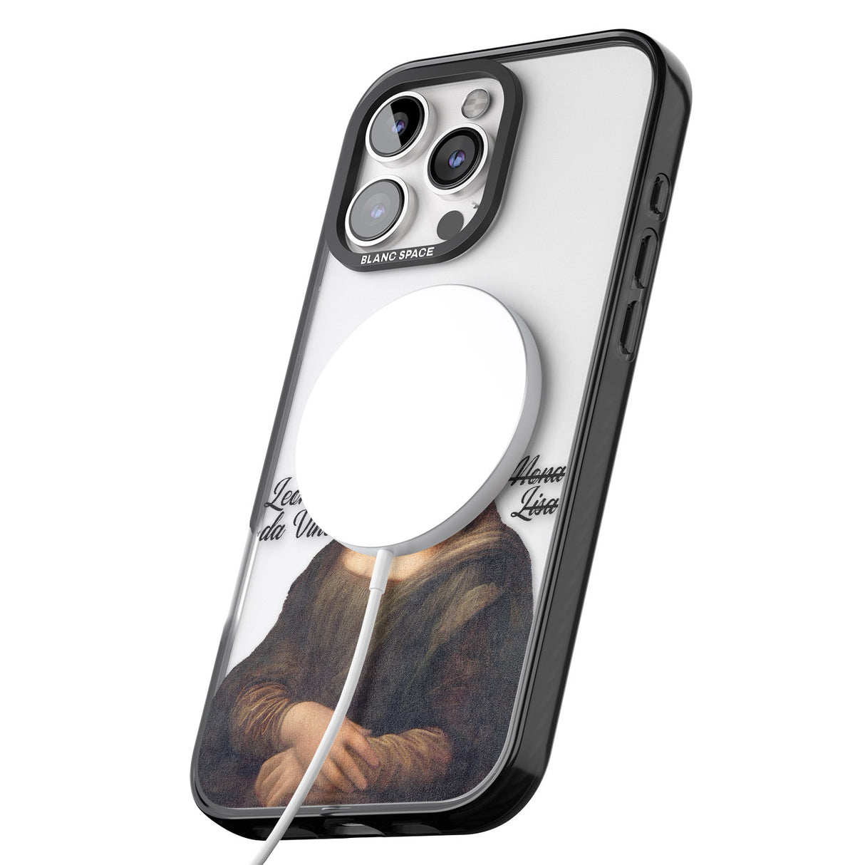 iPhone 16 Pro Max Mona Lisa Cutout Black Impact Phone Case