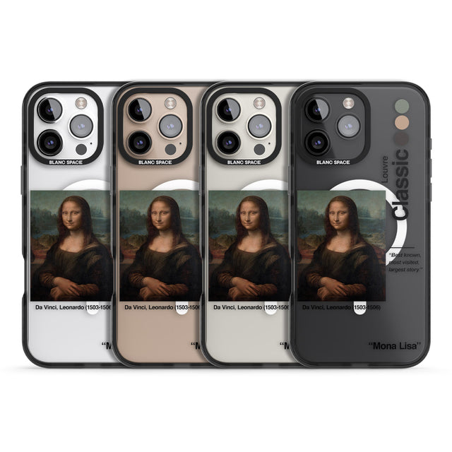 iPhone 16 Pro Max Mona Lisa - Leonardo Da Vinci Black Impact Phone Case