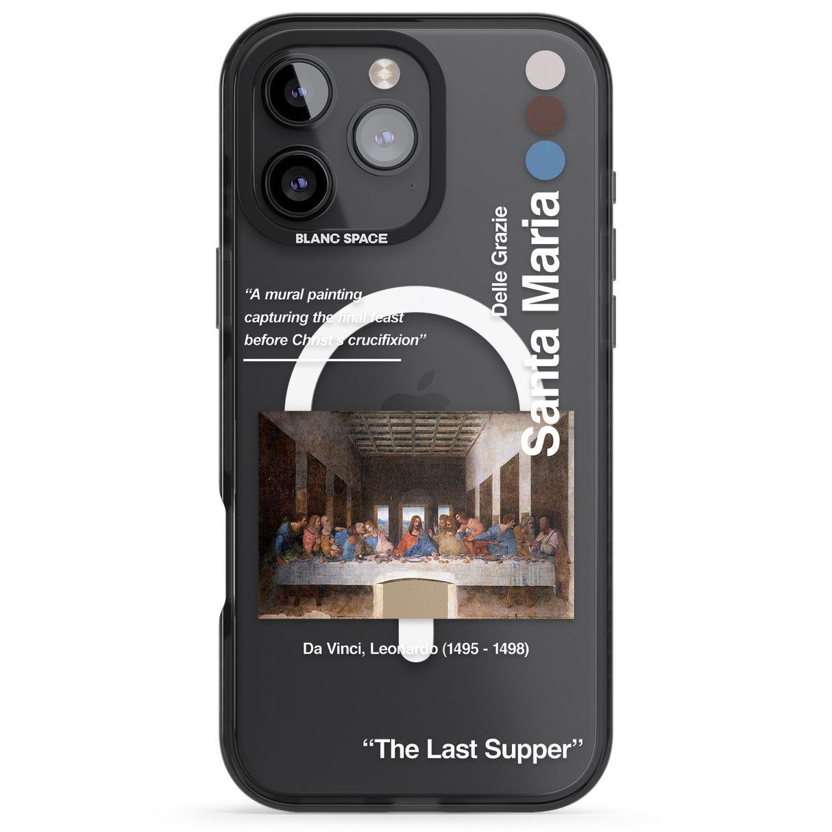 iPhone 16 Pro Max The Last Supper Black Impact Phone Case