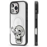 iPhone 16 Pro Max Skull Eyes Black Impact Phone Case