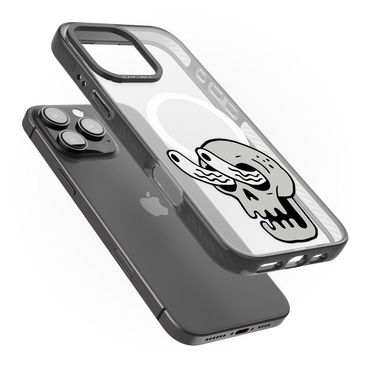 iPhone 16 Pro Max Skull Eyes Black Impact Phone Case