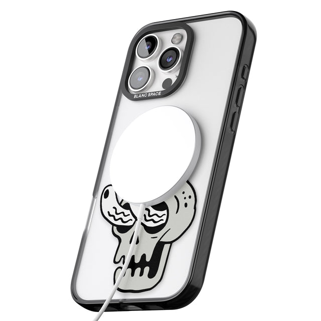 iPhone 16 Pro Max Skull Eyes Black Impact Phone Case