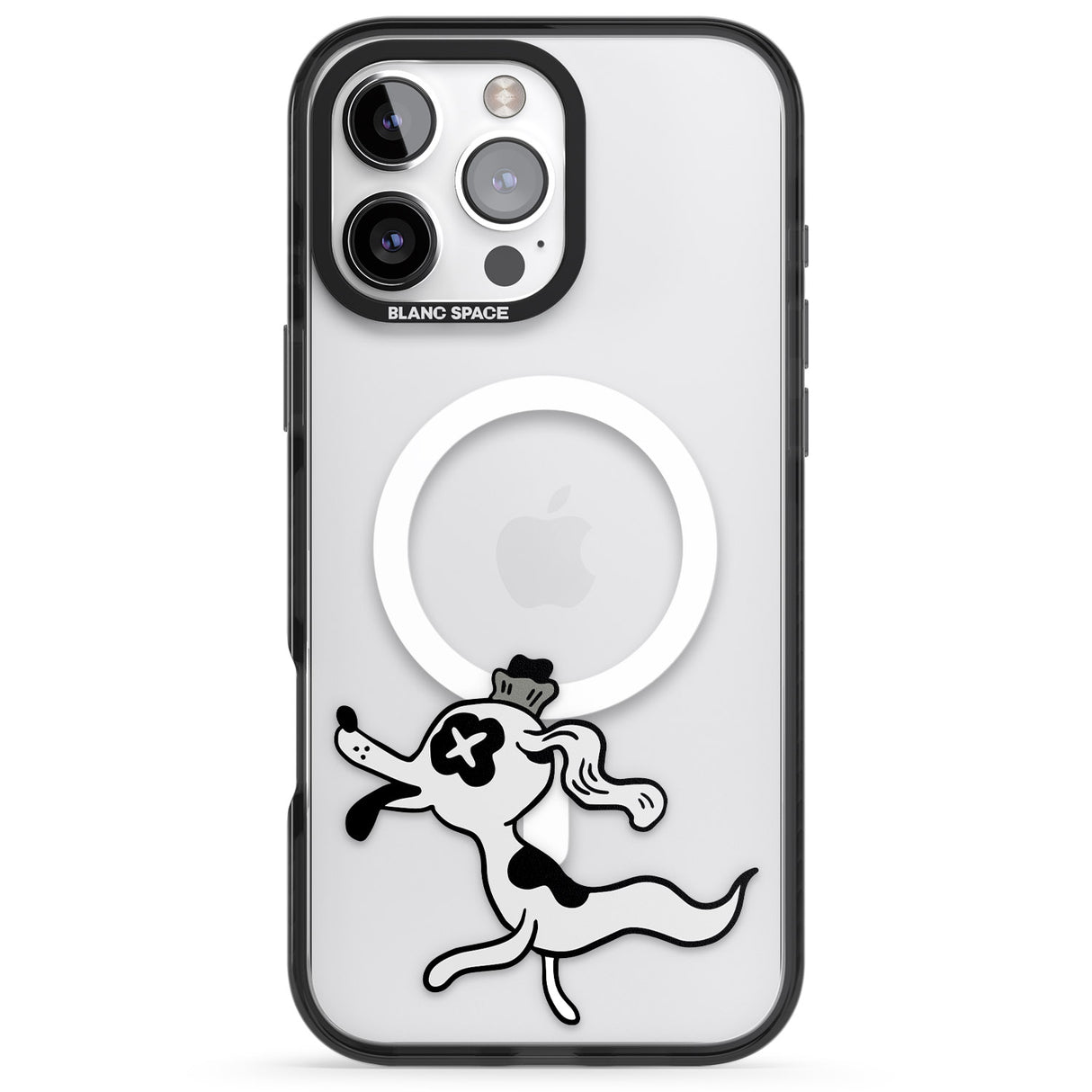 iPhone 16 Pro Max Dog Spirit Black Impact Phone Case