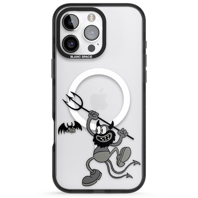 iPhone 16 Pro Max Dancing Devil Black Impact Phone Case