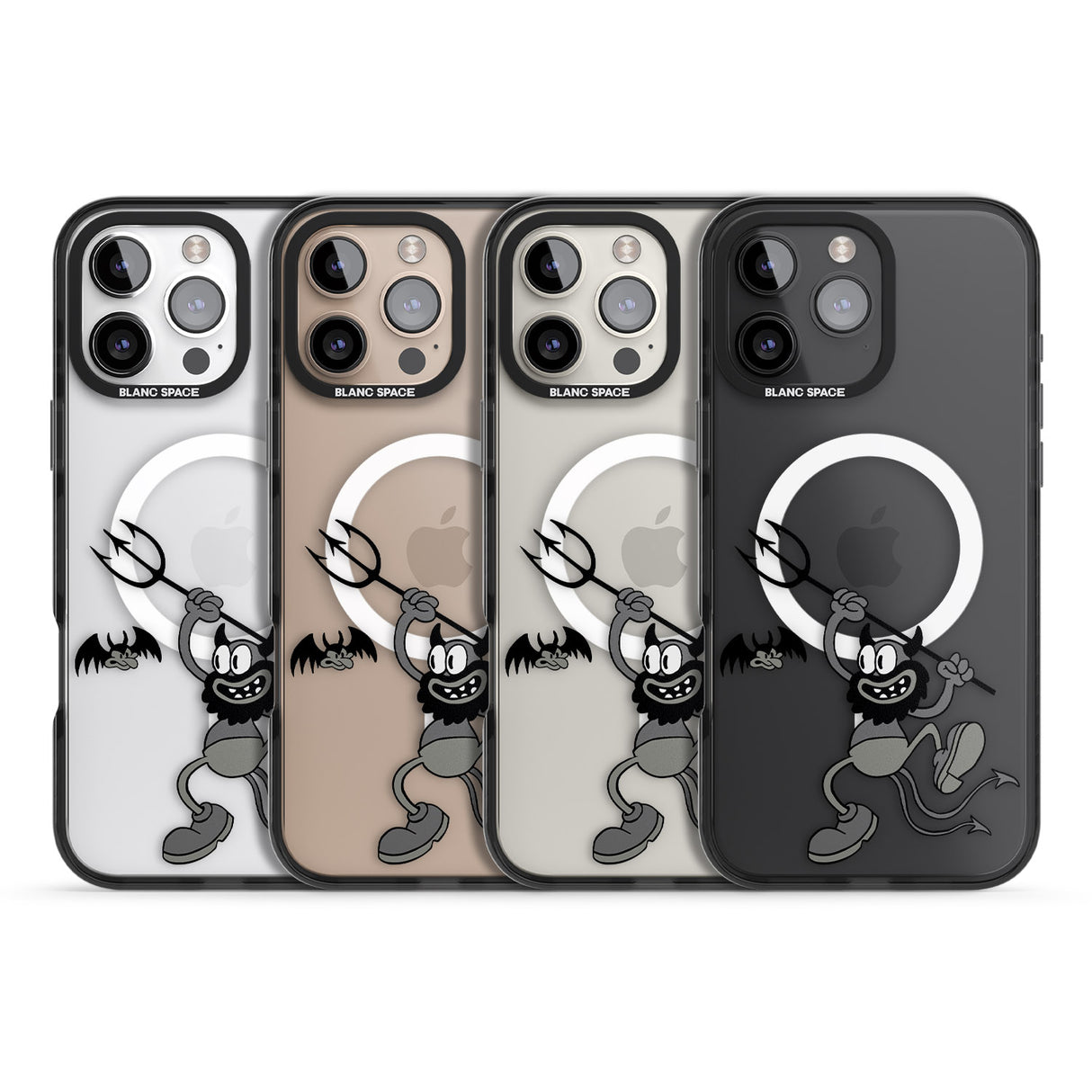 iPhone 16 Pro Max Dancing Devil Black Impact Phone Case