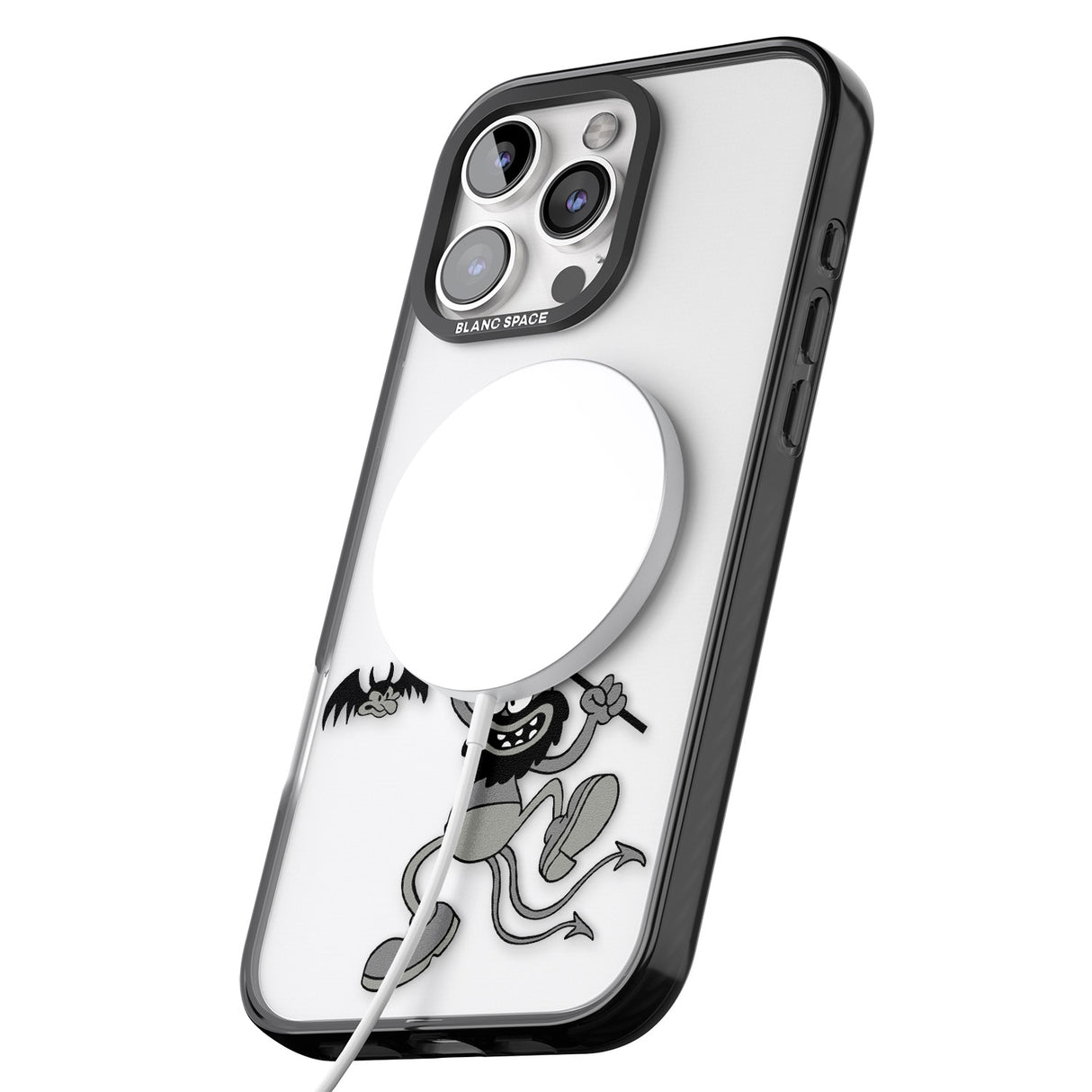 iPhone 16 Pro Max Dancing Devil Black Impact Phone Case