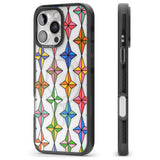 iPhone 16 Pro Max Multi Colour Stars Pattern Black Impact Phone Case