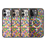 iPhone 16 Pro Max Multicolour Polka-dot Fiesta Black Impact Phone Case