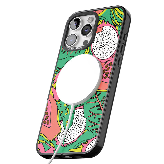 iPhone 16 Pro Max Psychedelic Salad Black Impact Phone Case