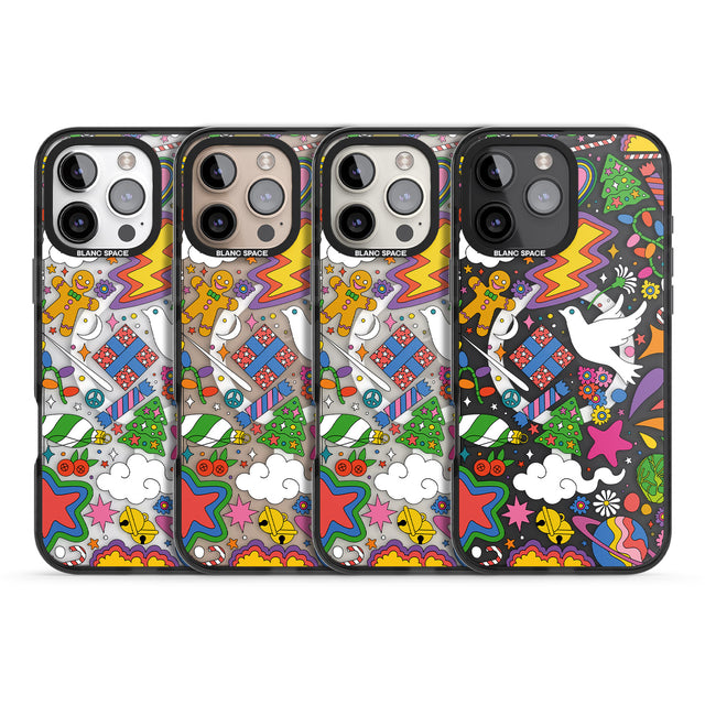 iPhone 16 Pro Max Whimsical Wonderland Black Impact Phone Case