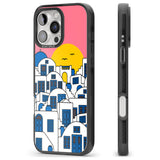 iPhone 16 Pro Max Santorini Sunset Black Impact Phone Case