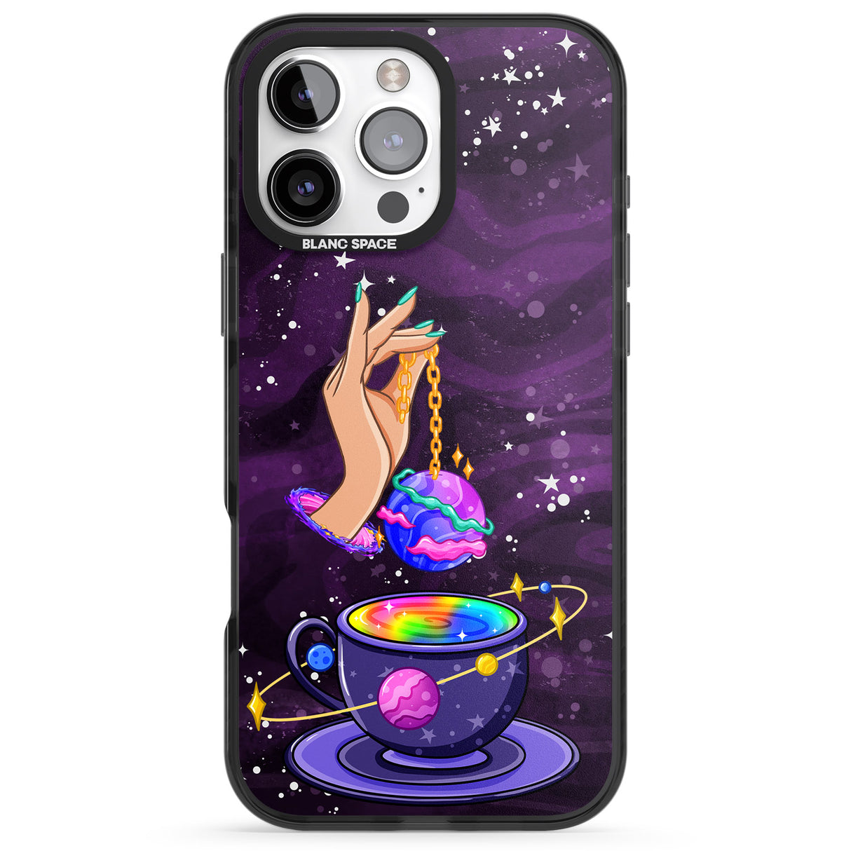 iPhone 16 Pro Max Space Tea Black Impact Phone Case