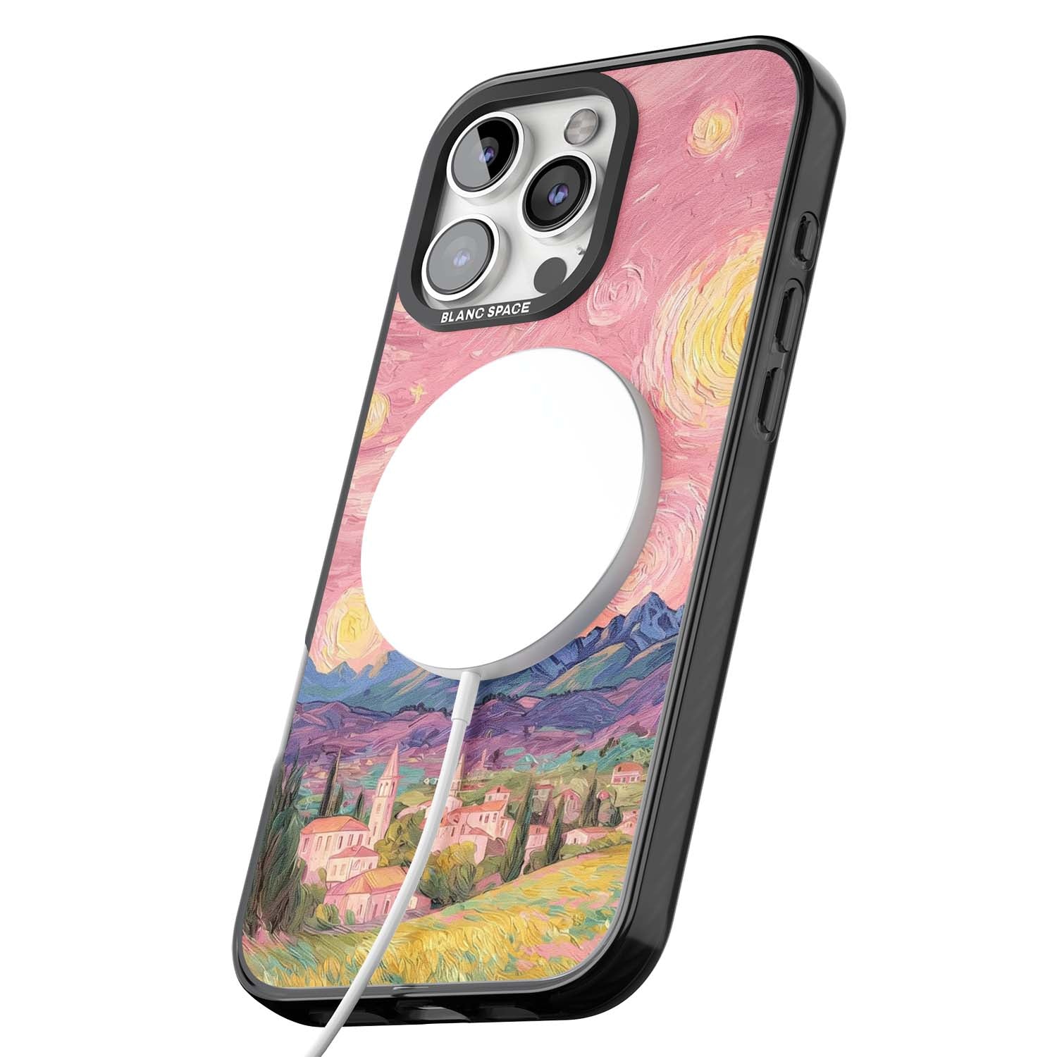 The Starry Sunset for her iPhone case | Black Impact Magsafe case for iPhone 16 Pro, iPhone 16 Pro Max
