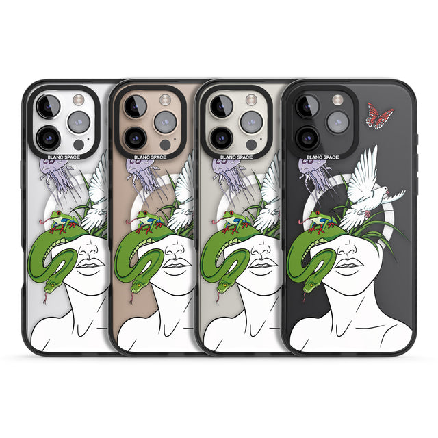 iPhone 16 Pro Max Wild Thoughts Black Impact Phone Case