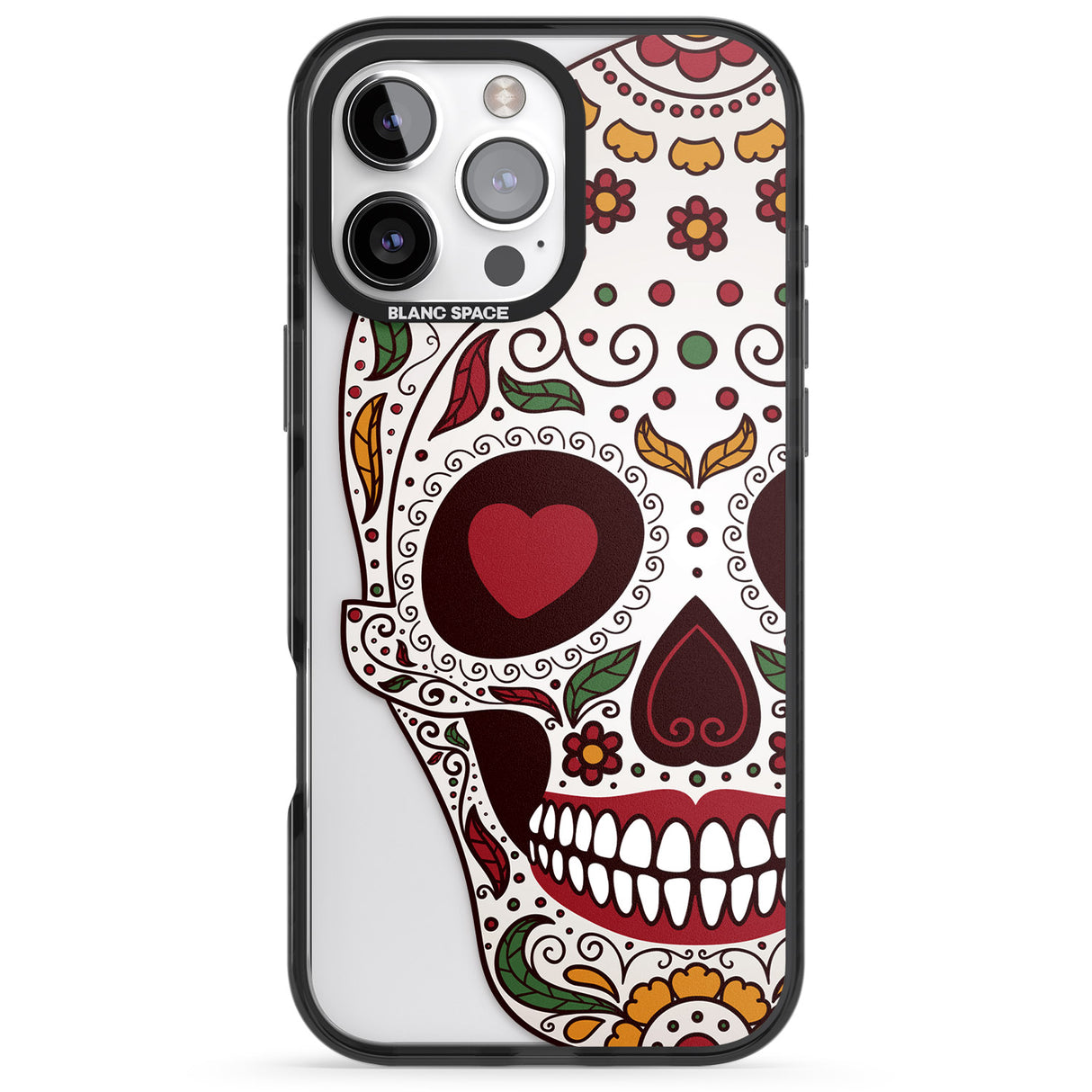 iPhone 16 Pro Max Autumn Sugar Skull Black Impact Phone Case