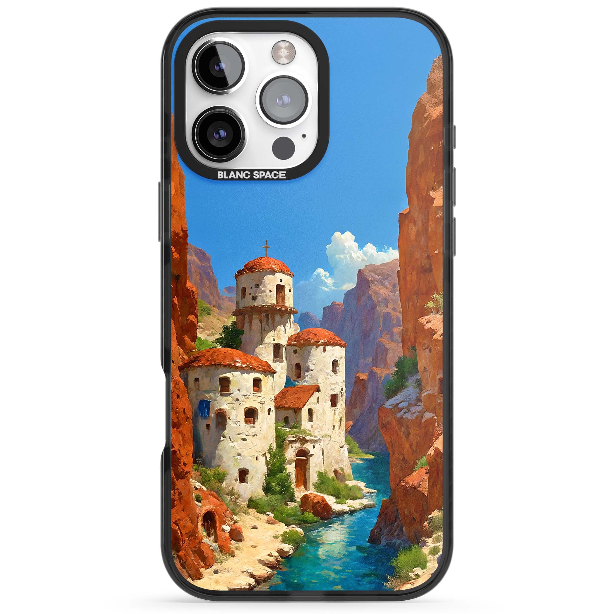 Canyon Haven for her iPhone case | Black Impact Magsafe case for iPhone 16 Pro, iPhone 16 Pro Max