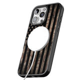 iPhone 16 Pro Max American Flag Camo Black Impact Phone Case