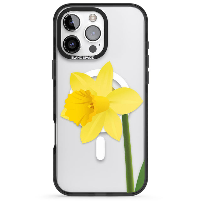 iPhone 16 Pro Max Daffodil Black Impact Phone Case