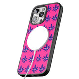 iPhone 16 Pro Max Pink Sativa Black Impact Phone Case