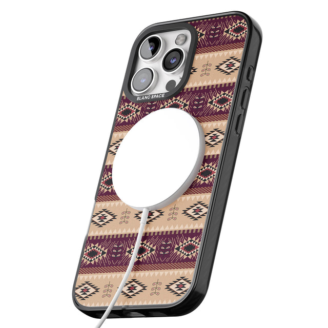 iPhone 16 Pro Max Western Poncho Black Impact Phone Case