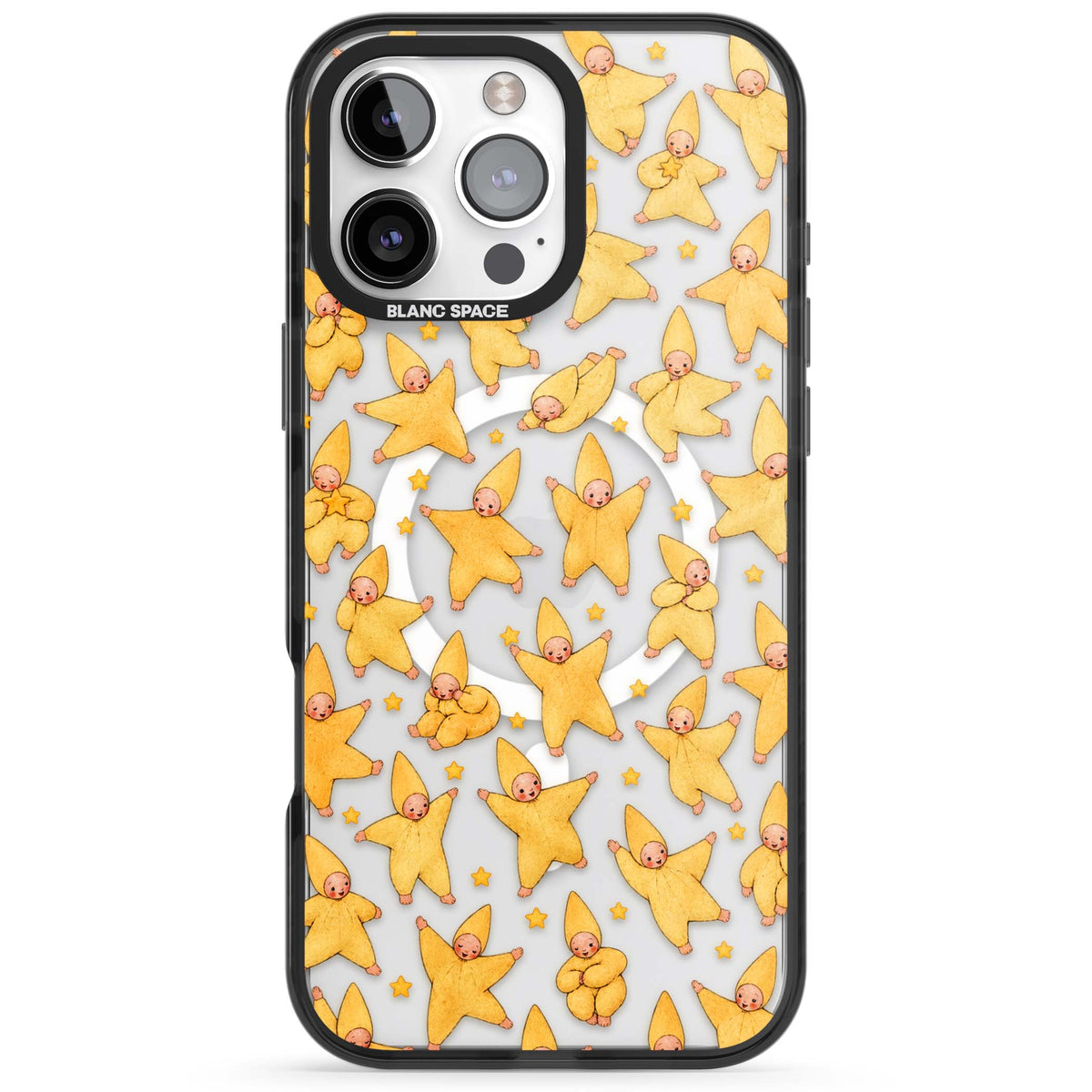 Dancing Star Babies for her iPhone case | Black Impact Magsafe case for iPhone 16 Pro, iPhone 16 Pro Max