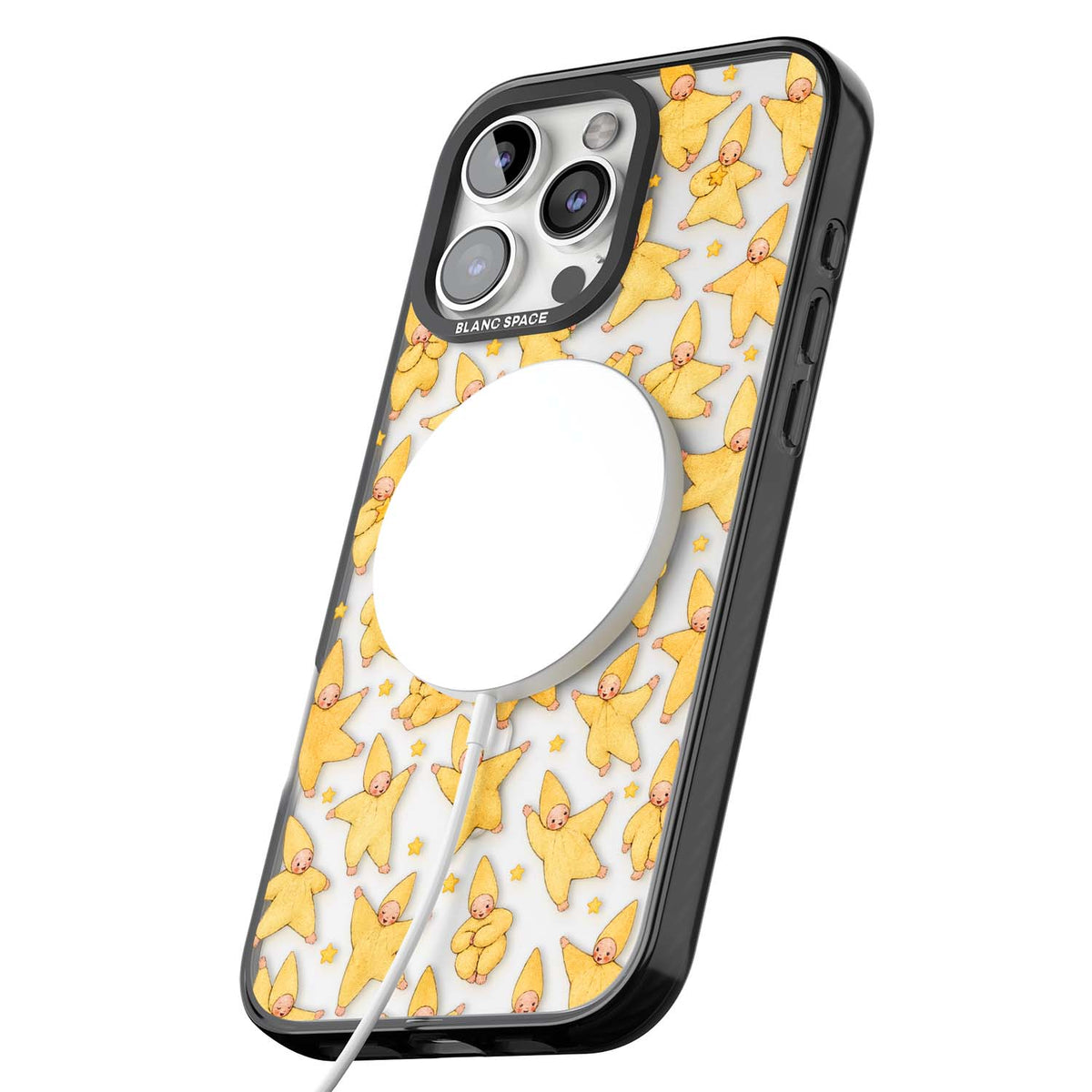 Dancing Star Babies for her iPhone case | Black Impact Magsafe case for iPhone 16 Pro, iPhone 16 Pro Max