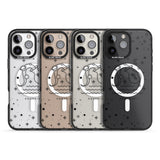 iPhone 16 Pro Max Aquarius Emblem - Transparent Design Black Impact Phone Case