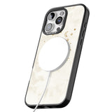 iPhone 16 Pro Max Aquarius Emblem - Solid Gold Marbled Design Black Impact Phone Case