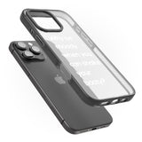 iPhone 16 Pro Max Why be moody? (White) Black Impact Phone Case