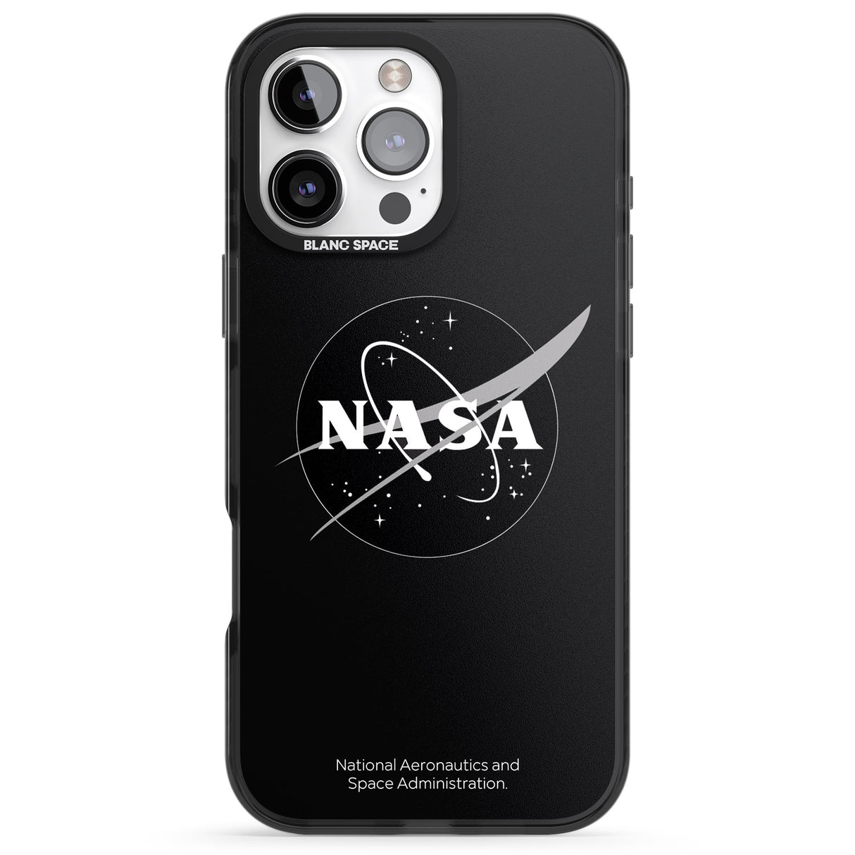 iPhone 16 Pro Max Dark NASA Meatball Black Impact Phone Case