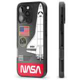 iPhone 16 Pro Max NASA Apollo 11 Black Impact Phone Case