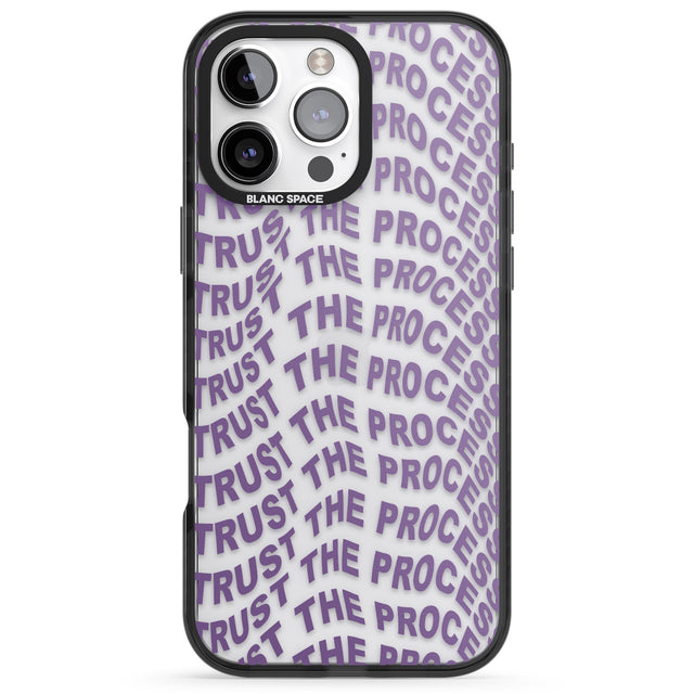 iPhone 16 Pro Max Trust The Process Black Impact Phone Case