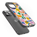 iPhone 16 Pro Max Nostalgic Stickers #1 Black Impact Phone Case