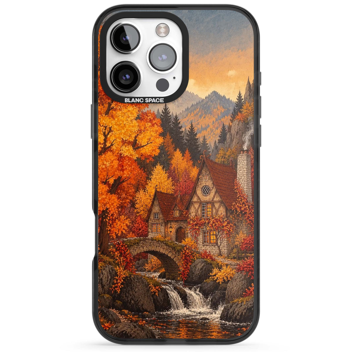 Auburn Cottage iPhone case | Black Impact case for iPhone 16 Pro, iPhone 16 Pro Max