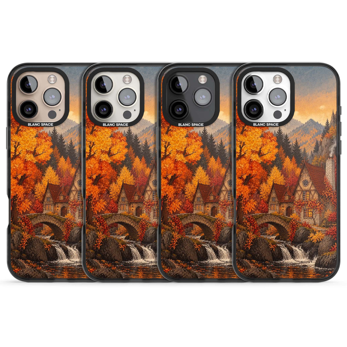 Auburn Cottage iPhone case | Black Impact case for iPhone 16 Pro, iPhone 16 Pro Max