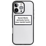 iPhone 16 Pro Max Social Media Quote Black Impact Phone Case