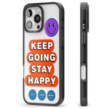 iPhone 16 Keep Going Stay Happy Clear Impact Phone Case