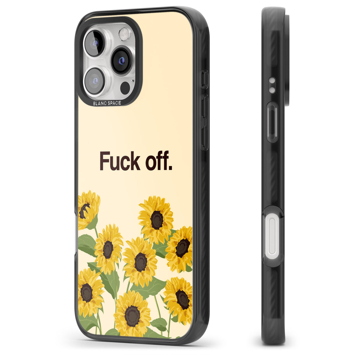 iPhone 16 Pro Max F*ck off Black Impact Phone Case