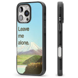 iPhone 16 Pro Max Leave me alone Black Impact Phone Case