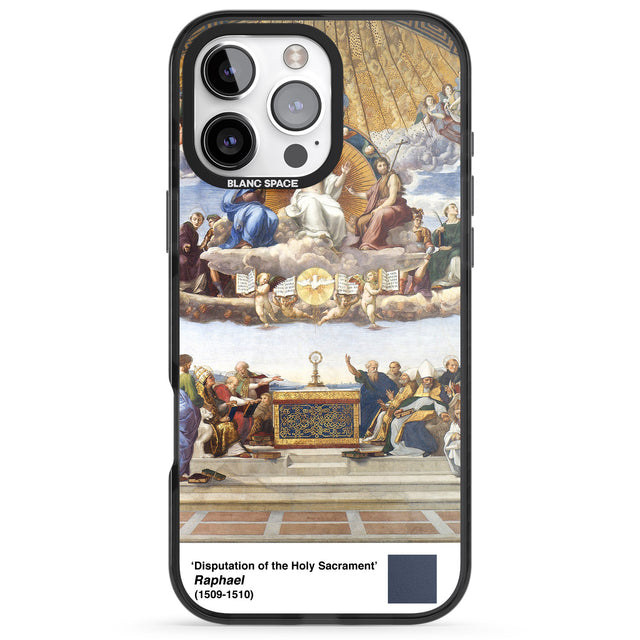 iPhone 16 Pro Max Disputation of the Holy Sacrament Black Impact Phone Case