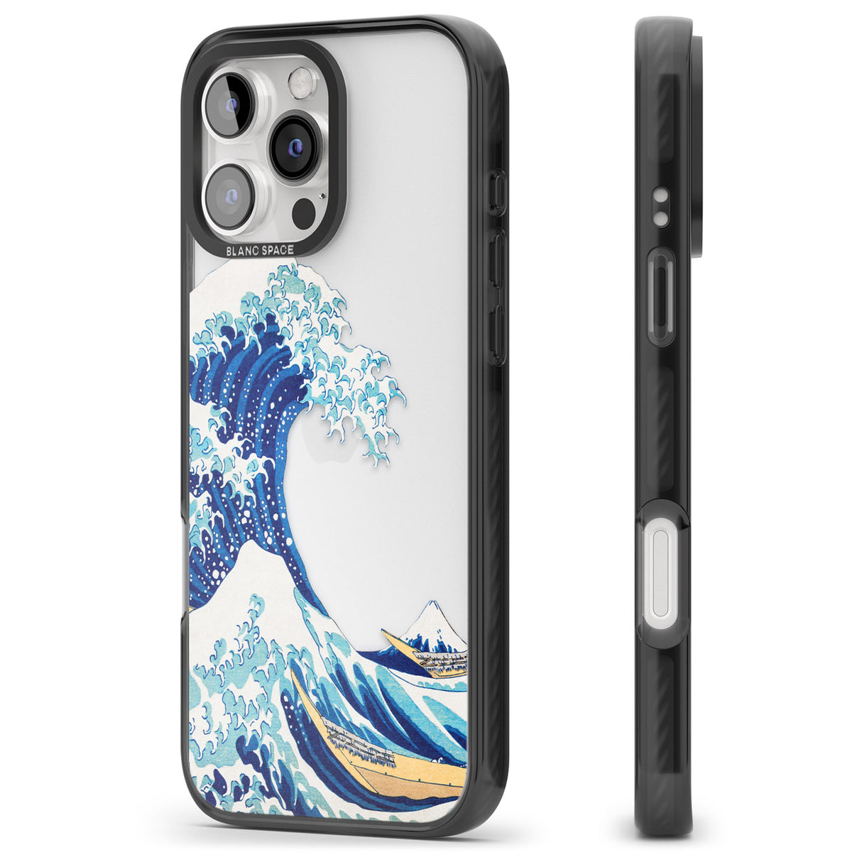 iPhone 16 Pro Max The Great Wave of Kanagawa Black Impact Phone Case