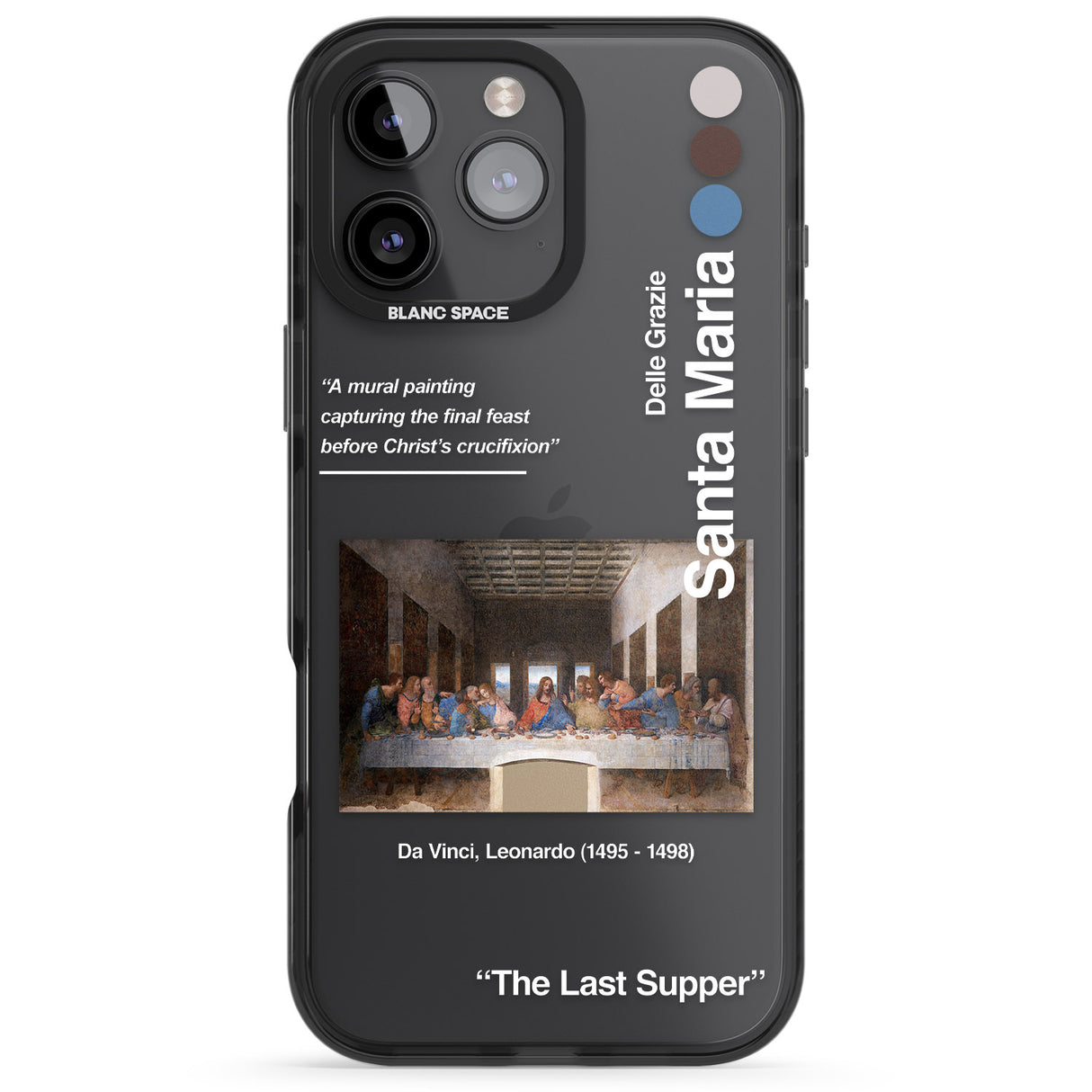 iPhone 16 Pro Max The Last Supper Black Impact Phone Case