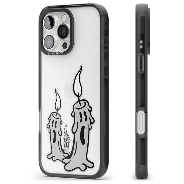 iPhone 16 Pro Max Candle Lit Black Impact Phone Case