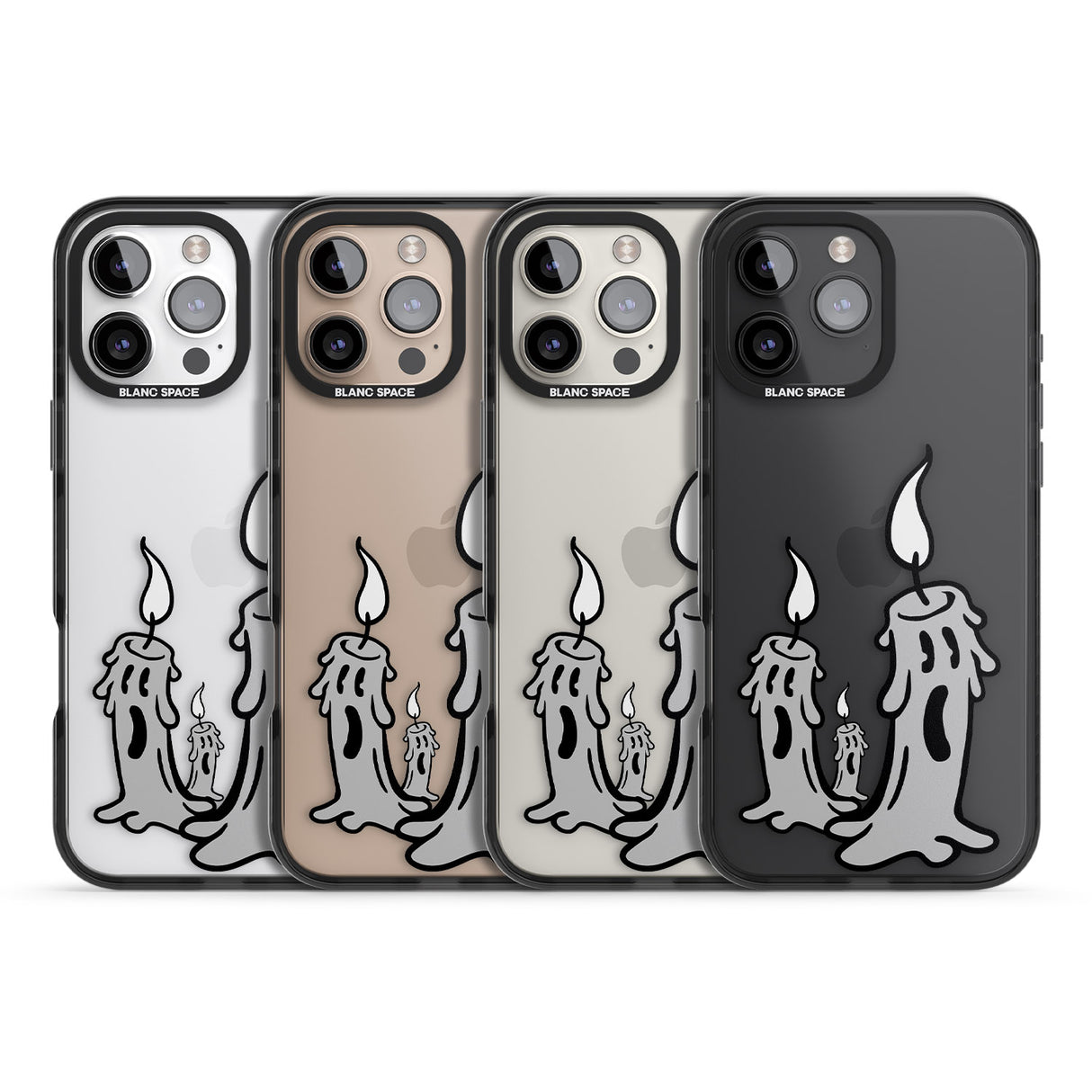 iPhone 16 Pro Max Candle Lit Black Impact Phone Case