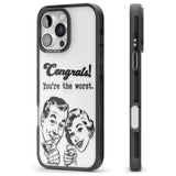 Congrats! You're the worst Black Impact Phone Case for iPhone 16 Pro, iPhone 16 Pro Max